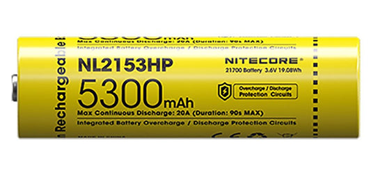 Accu Li-ion 21700 Haute Performance - Capacité 5300mAh