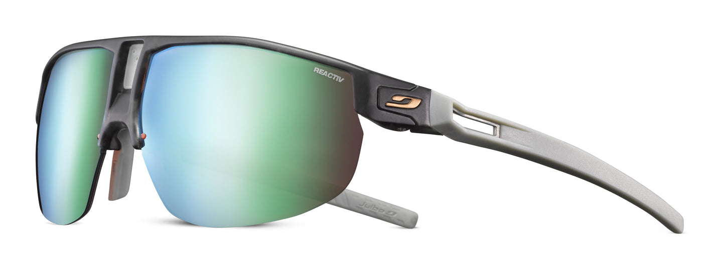 Lunette de soleil Julbo Rival | Ecail Gris/Vert | Reactiv All Around 2-3