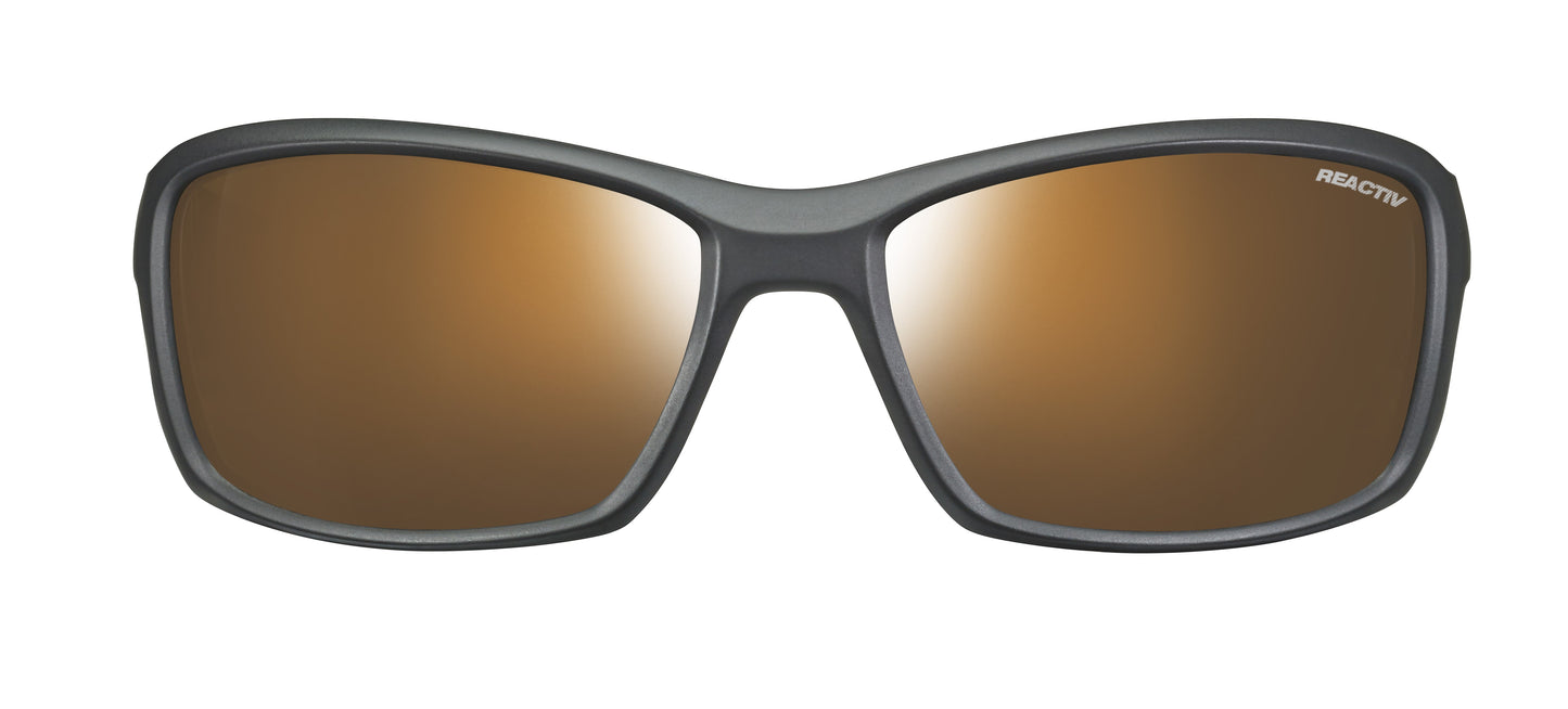 Lunette de soleil Julbo Run | Noir / Orange | Reactiv High Mountain 2-4