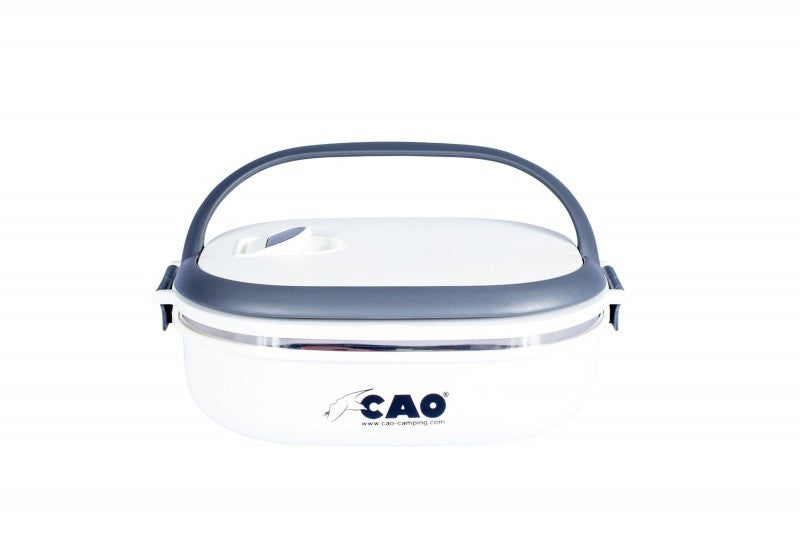 Lunch box isotherme OVALE 0,9 litr' Blanc 20 x 14,6 x 7,5 cm