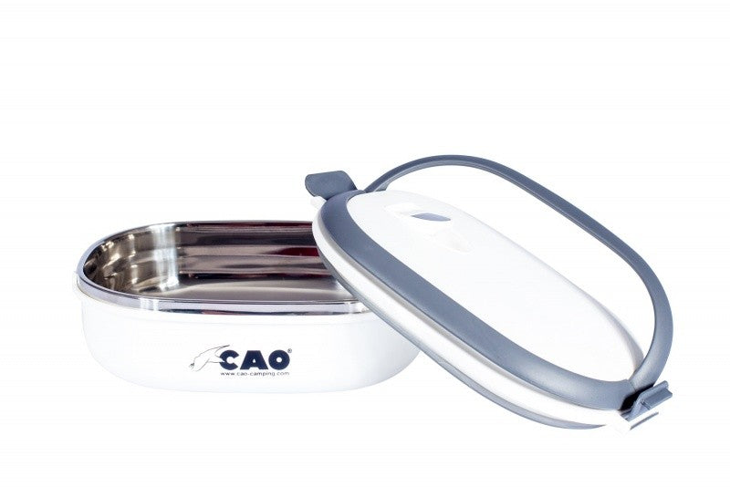 Lunch box isotherme OVALE 0,9 litr' Blanc 20 x 14,6 x 7,5 cm