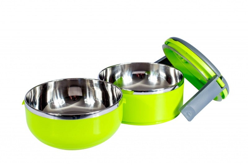 Lunch box isotherme 1,4 litres ' Vert H 15 cm ø 15 cm