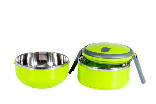 Lunch box isotherme 1,4 litres ' Vert H 15 cm ø 15 cm
