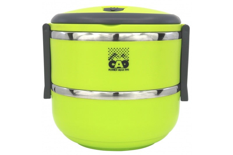 Lunch box isotherme 1,4 litres ' Vert H 15 cm ø 15 cm