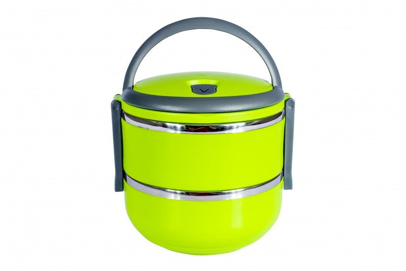 Lunch box isotherme 1,4 litres ' Vert H 15 cm ø 15 cm