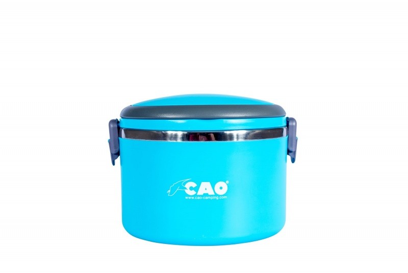 Lunch box isotherme RONDE 1 litre' Bleu H 12,3 cm ø 15 cm