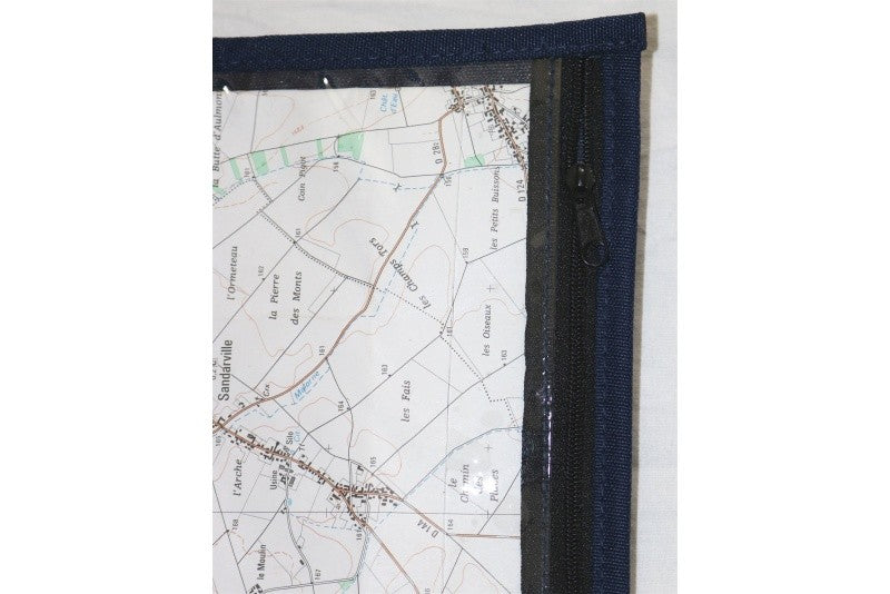 Porte-cartes de randonnée en tissu 25 x 14,5 cm