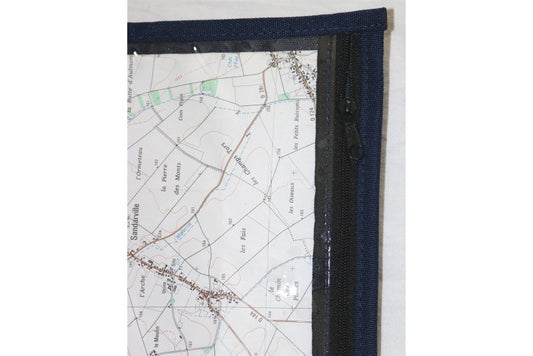 Porte-cartes de randonnée en tissu 25 x 14,5 cm