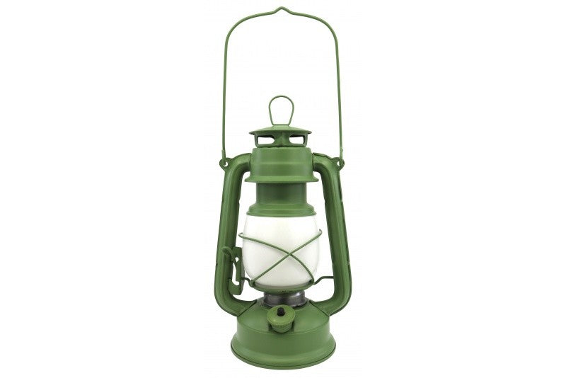 Lampe tempête 24 cm à Led FLAMME | Kaki