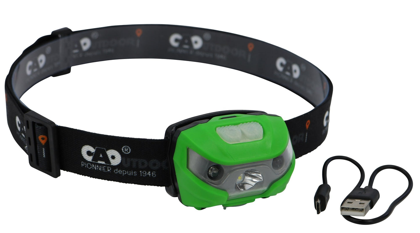 Lampe frontale 110 lumens rechargeable
