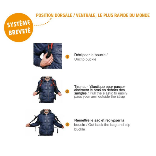 Sac à dos 24 litres | ski, snowboard