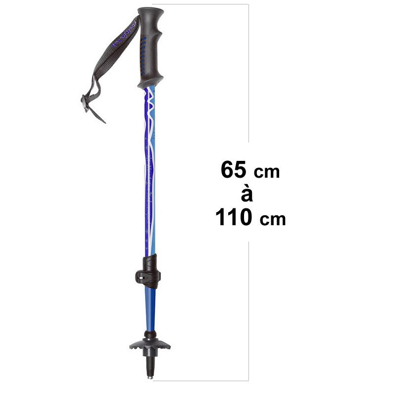 Paire de bâtons de randonnée pour enfant - KID II bleu