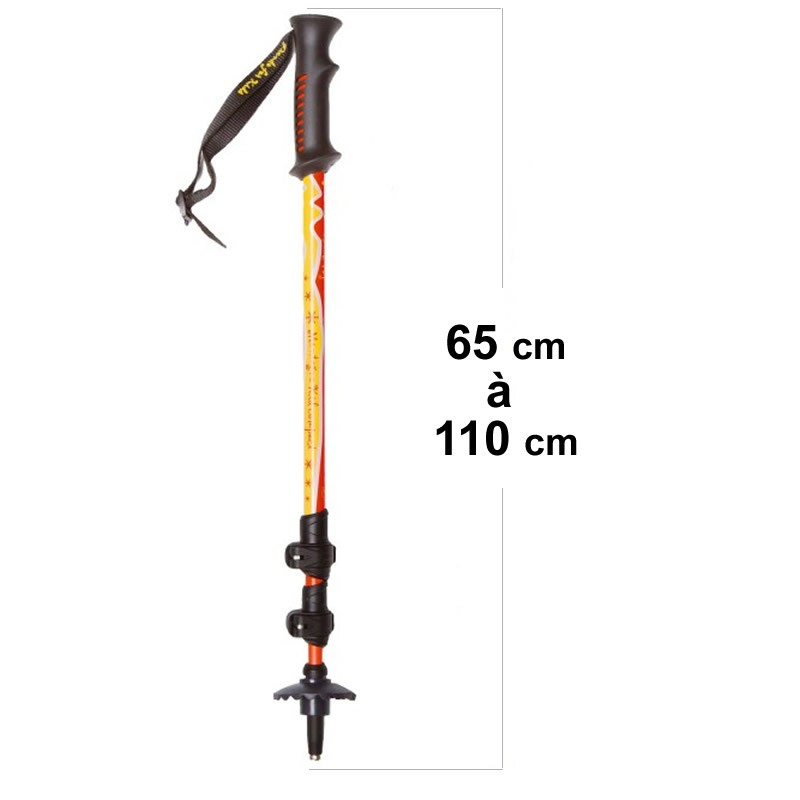 Paire de bâtons de randonnée pour enfant - 3 brins