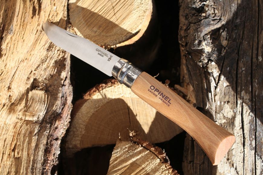 Opinel n° 10 avec manche en hêtre