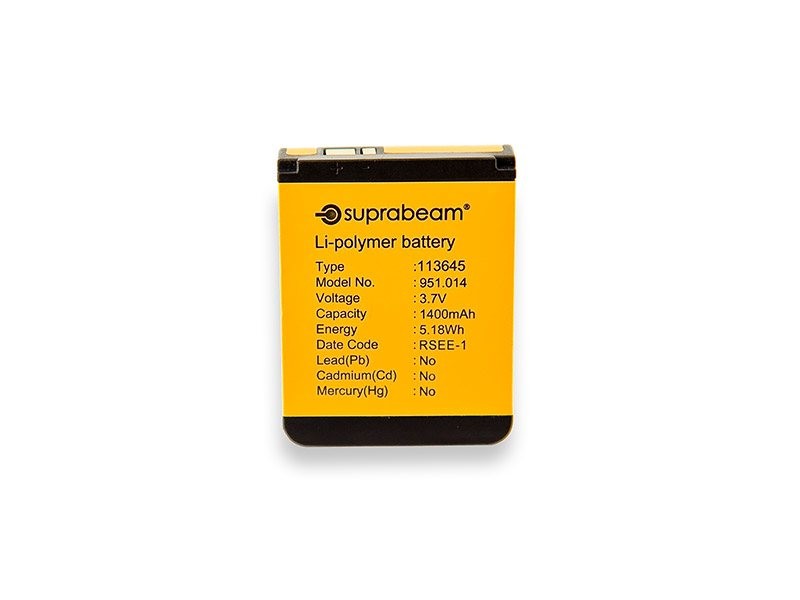 Batterie SUPRABEAM 1400 mAh pour lampe V3AIR-r
