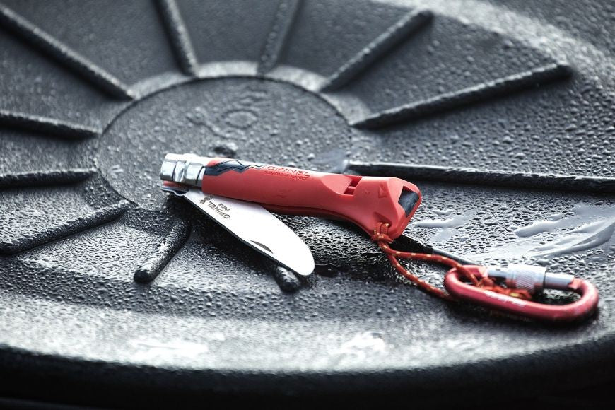 Opinel outdoor n° 7 junior avec manche rouge