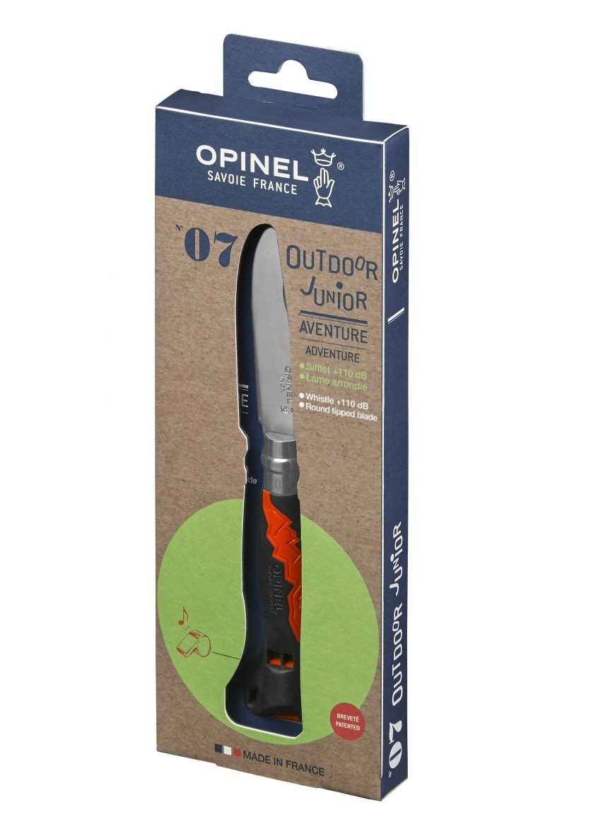 Opinel outdoor n° 7 junior avec manche orange