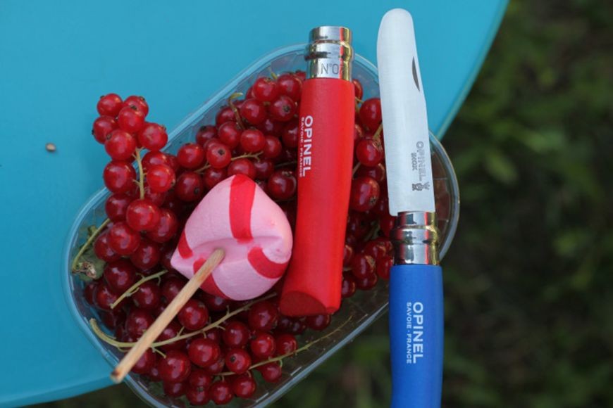 Opinel N°7 bout rond pour enfant - Bleu