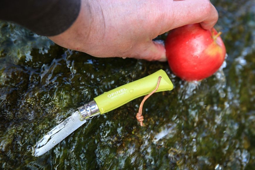 Couteau Opinel n° 7 lame en inox et manche anis