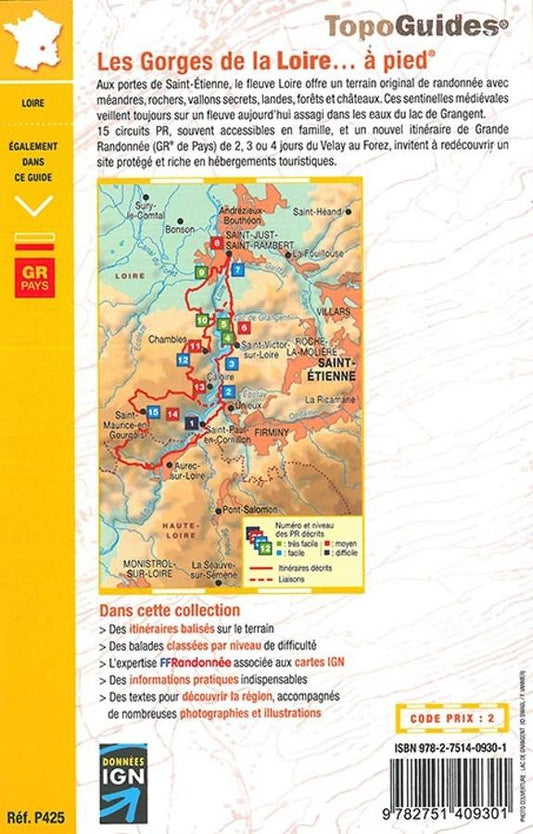 Les gorges de la loire... aux portes de st-etienne | Topoguide