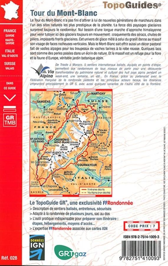 GR TMB - Tour du Mont-Blanc | Topoguide FFRP