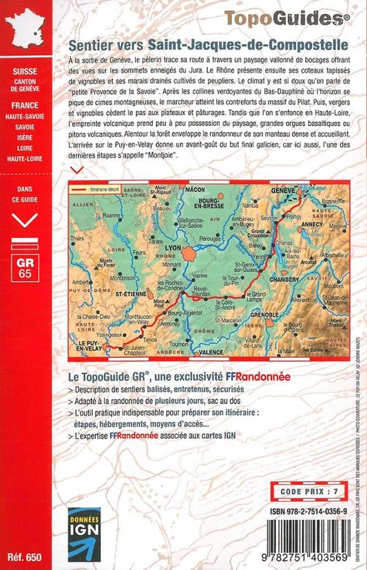 GR65 - Saint-Jacques-de-Compostelle via Le Puy, Genève | Topoguide