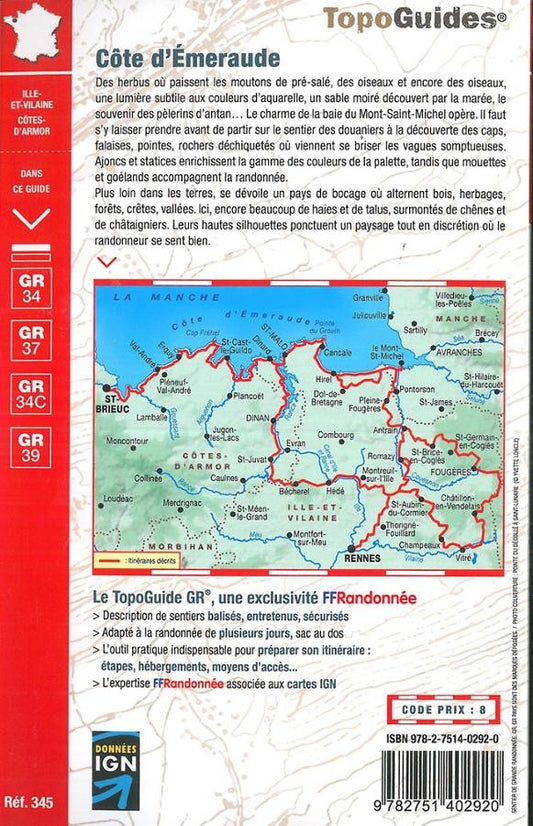 GR34 -Les Chemins du Mont-Saint-Michel | Topoguide FFRP