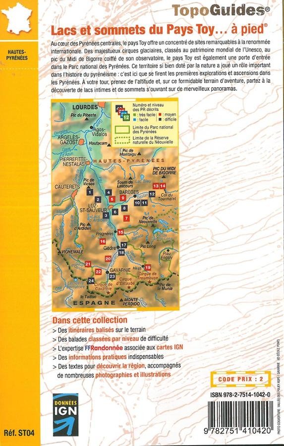 24 Randonnées -Lacs et sommets du Pays Toy | Topoguide FFRP