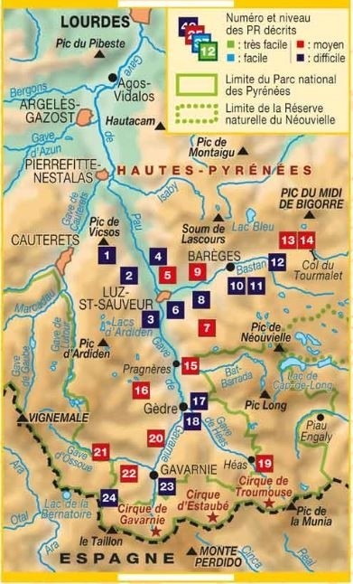 24 Randonnées -Lacs et sommets du Pays Toy | Topoguide FFRP