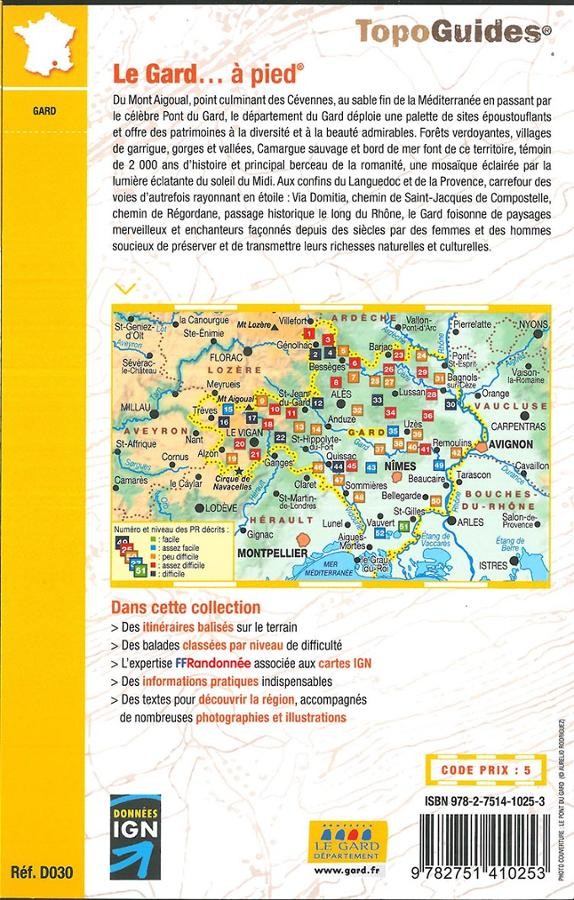 Le Gard en 52 randonnées | Topoguide FFRP
