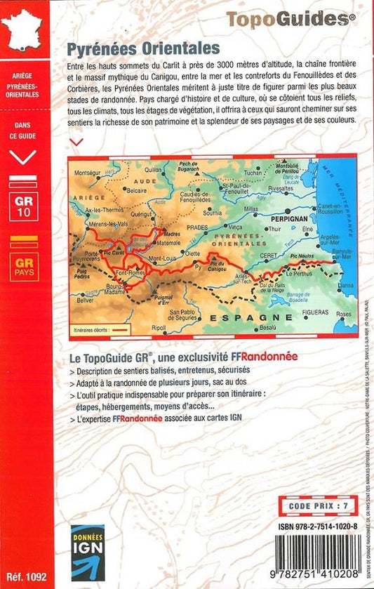 GR10 - La traversée de Pyrénées | Topoguide FFRP