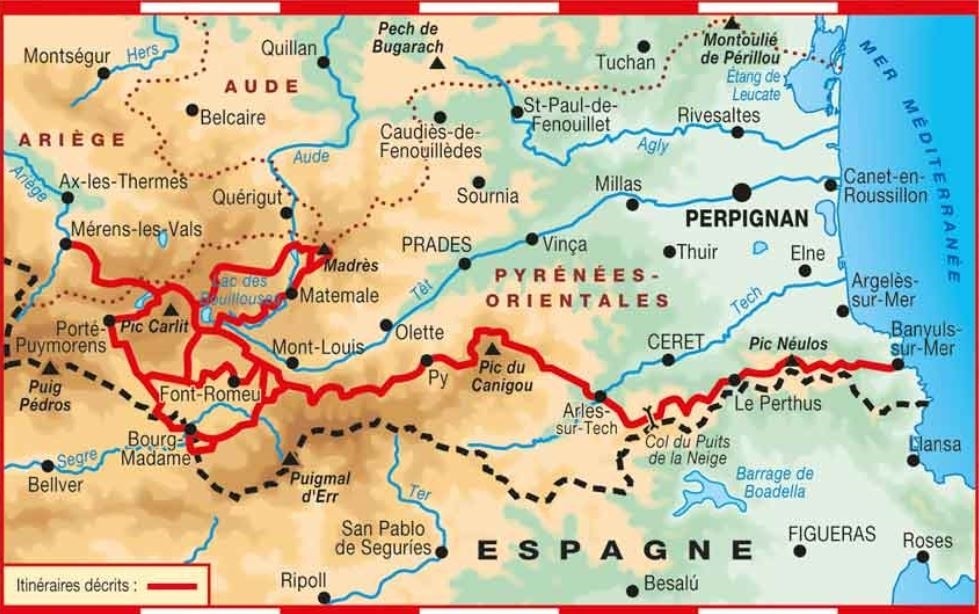 GR10 - La traversée de Pyrénées | Topoguide FFRP