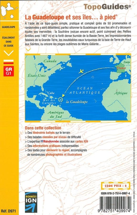 La Guadeloupe et ses îles à pied | Topoguide FFRP