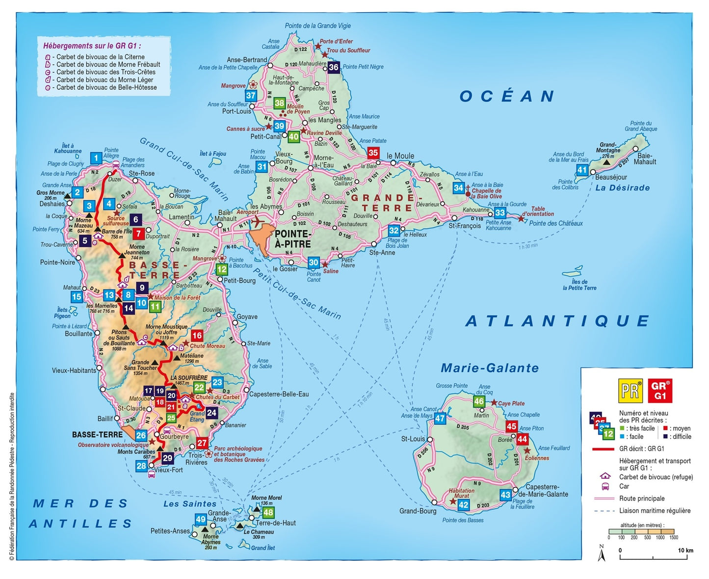 La Guadeloupe et ses îles à pied | Topoguide FFRP