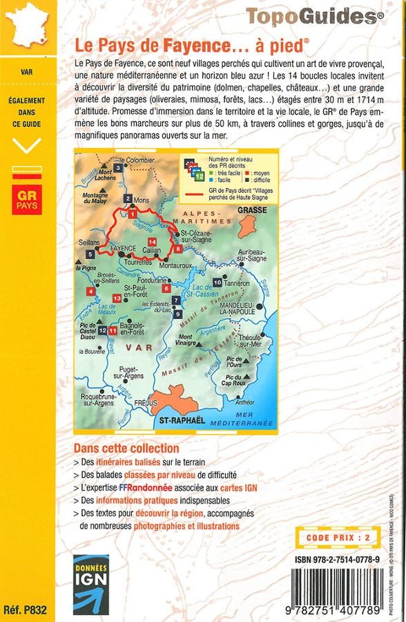 Le pays de Fayence en 14 circuits de randonnées | Topoguide