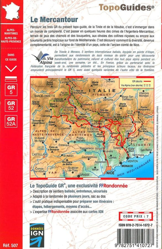 GR5-Le Mercantour - Vallée des Merveilles | Topoguide FFRP