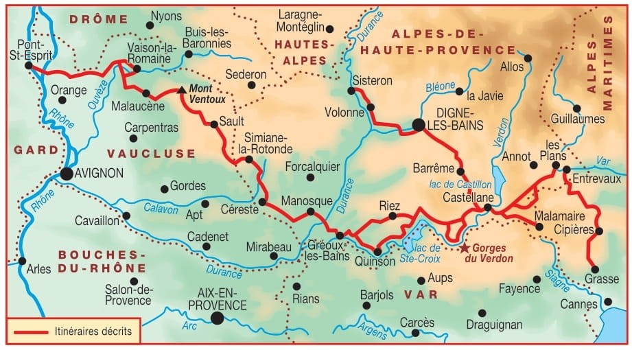 GR4- La Haute Provence par les Gorgdes du Verdon. | Topoguide