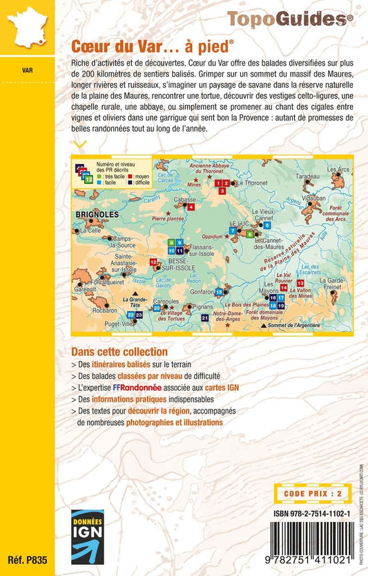23 circuits de randonnées dans le Var | Topoguide FFRP