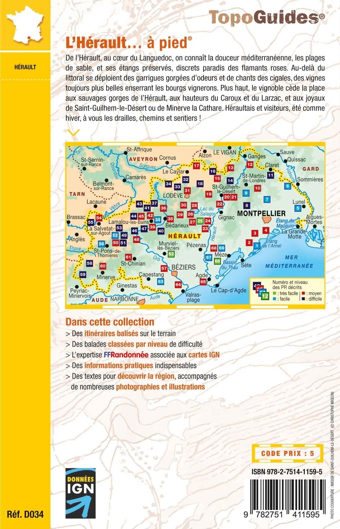 69 circuit dans l'Hérault et le Haut Languedoc | Topoguide