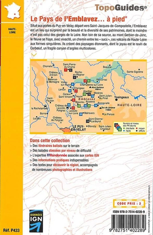 Le Pays de l'Emblavez en 20 randonnées | Topoguide FFRP