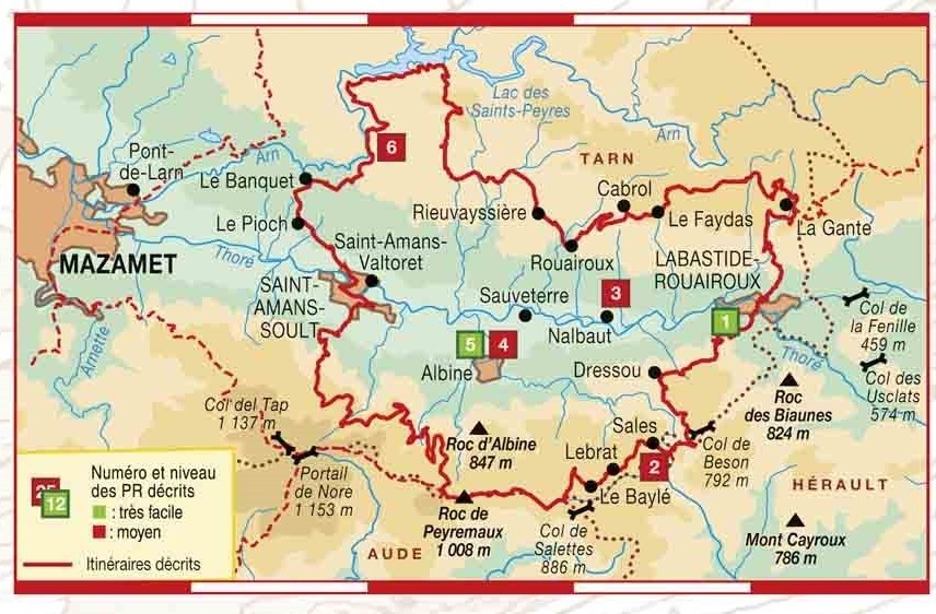 La Haute Vallée du Thoré | Topoguide FFRP