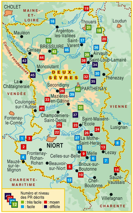 46 randonnées dans les Deux-Sèvres | Topoguide FFRP