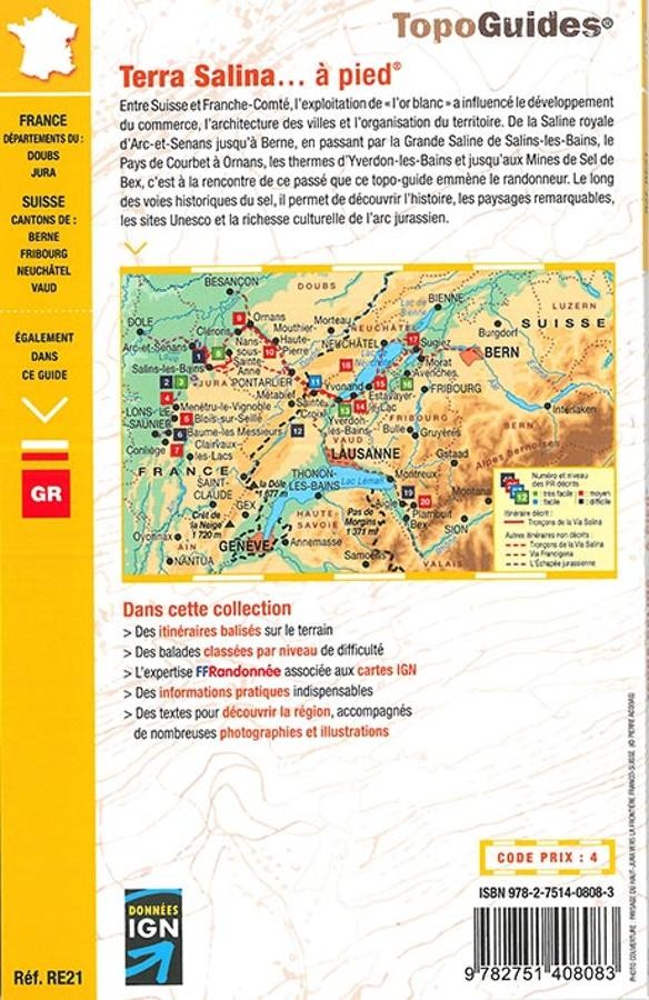 Terra Salina en 20 randonnées franco-suisse | Topoguide FFRP