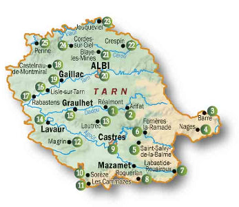 Les sentiers des Patrimoines du Tarn | Topoguide FFRP