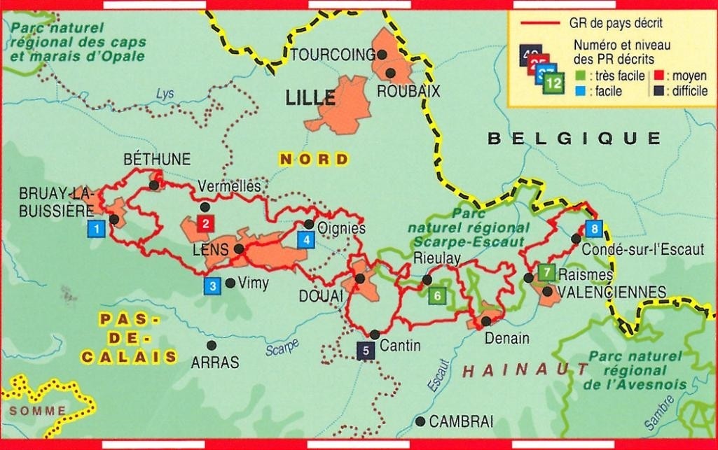 Tours du Bassin Minier - Nord Pas-de-Calais | Topoguide FFRP