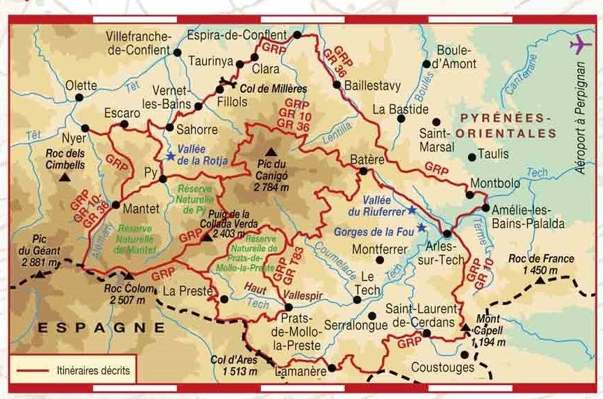 Tours et Ronde du Canigo | Topoguide FFRP