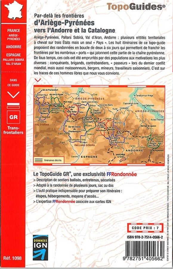Arièges et Andorre Catalogne en randonnées | Topoguide FFRP