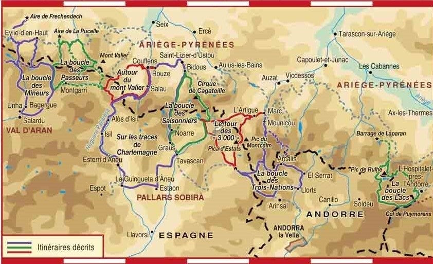 Arièges et Andorre Catalogne en randonnées | Topoguide FFRP