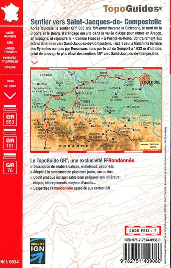 GR6534 -sentier st-jacques-compostelle via Arles | Topoguide