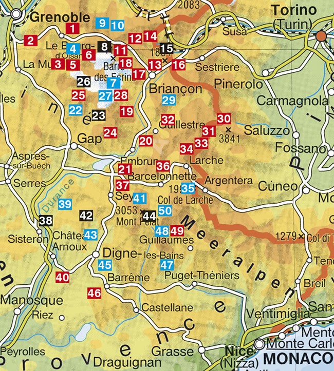 Guide Rother de randonnée Les Alpes du Sud